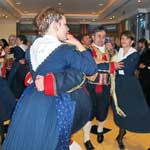 Udruga Dubrovaki primorski svatovi balaju lino u Hotelu Hilton u Dubrovniku